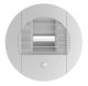 Bouche hygroréglable SdB avec WC élec (à piles) détect présence 15-45/45 D80 mm