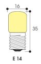  Image Lm - tube 16x35 220-260v 5-7w e14