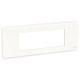 Unica Pro - plaque de finition - Blanc - 6 modules
