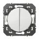  Image Dooxie double bouton poussoir blanc
