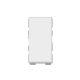  Image Poussoir 6a 1 module blanc