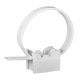  Image Mureva fix instacable - collier pour tube - pour conduit ø16-32mm - blanc polair