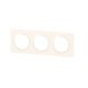  Image Dooxie plaque 3 postes blanc