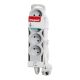  Image Multiprise fb 4x2p+t standard 3m 1.5mm2 blanc/gris