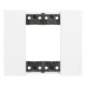  Image Living now plaque  blanc 2 modules