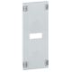 Plastron métal XL³400 gaine à câbles - pour DPX 250/DPX³630 avec diff -H 800