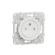 Odace - Lot de 100 prises de courant 2P+T affleurante S520052 - blanc
