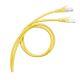  Image Cordon rj45/rj45 standard cat6a s/ftp  pvc jaune 2 m