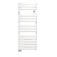 Radiateur sèche-serviettes Adélis Mixte digital 1750W blanc brillant
