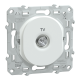  Image Ovalis - prise tv simple - blanc