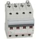 Disjoncteur DX³10000 16kA arrivée haut/départ bas vis 4P 63A courbe C 4 modules