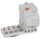 Bloc diff adaptable automatique DX³ pour disj 1 module/pôle 4P 63A typeAC 30mA