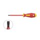 Image Tournevis plat isolé 1000v, pour vis à fente, dimension 175 x 8,0 x 1,2 mm