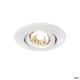  Image Easy-install slim led, encastré de plafond intérieur, rond, blanc mat, led, 6w,