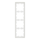 D-Life - cadre de finition - blanc nordic mat - 4 postes