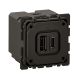 Prise 2usb céliane type-a + type-c 20w - bornes à vis référence : CM0153 de la marque LEGRAND