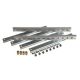  Image Spacial s3x - châssis din symétrique - h500xl400mm - 4 rails profilés