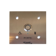 Image Bouton sonore + led monté sur façade inox 100x100 gravée por