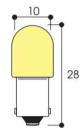 Image Lm - tube 10x28 48v 3w ba9s