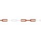 chaine de delimitation 5m rouge/blanc