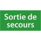 Image ETIQ.BAES SORTIE DE SECOURS   