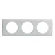 Image Plaque 3 postes satine alu
