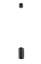 Suspension LUCAS 75mm Noir 3000K 14W 40° ON/OFF