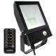 Led floodlight QT 20W 3000K noir PIR référence : QTFL203PIR de la marque EBEN
