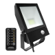 Led floodlight QT 50W 3000K noir PIR référence : QTFL503PIR de la marque EBEN