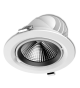 Downlight SNAIL 145mm Blanc RAL9003 3000K 20W 24° ON/OFF référence : SNAIL-20WW de la marque LITED